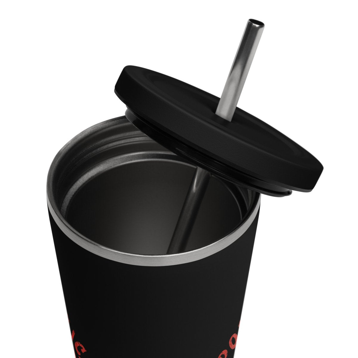 Unapologetically Sober Rainbow Insulated Tumbler - 20oz Stainless Steel Travel Mug with Lid & Straw - Perfect for Iced Coffee, Smoothies & Motivational Sobriety