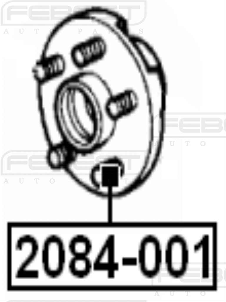 Febest D35033062 Hairpin Wheel Lug Nut for Mazda - Replacement for Mazda 3, CX-5, CX-9 - Perfect for Wheel Maintenance & Repair