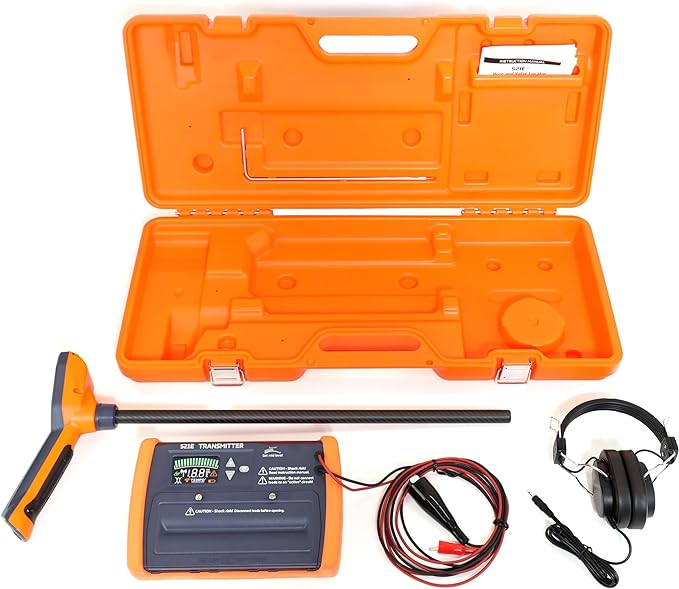 Tempo 521E Enhanced Digital Wire & Valve Locator Kit - Professional Underground Utility Detector for Plumbing, Irrigation & Electrical Work