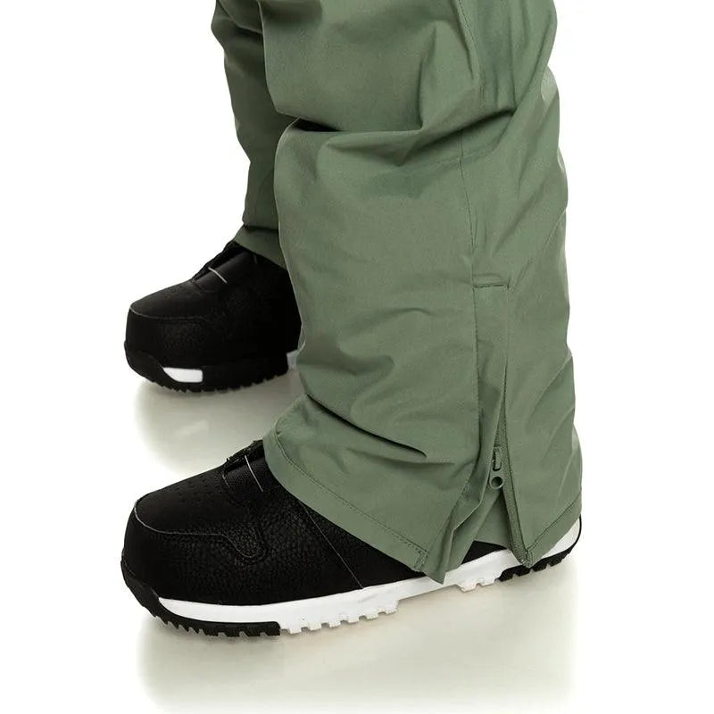 Quiksilver Men's Snow Utility Pants - Olive Green | Waterproof Snowboard & Ski Pants for Winter Sports & Outdoor Activities