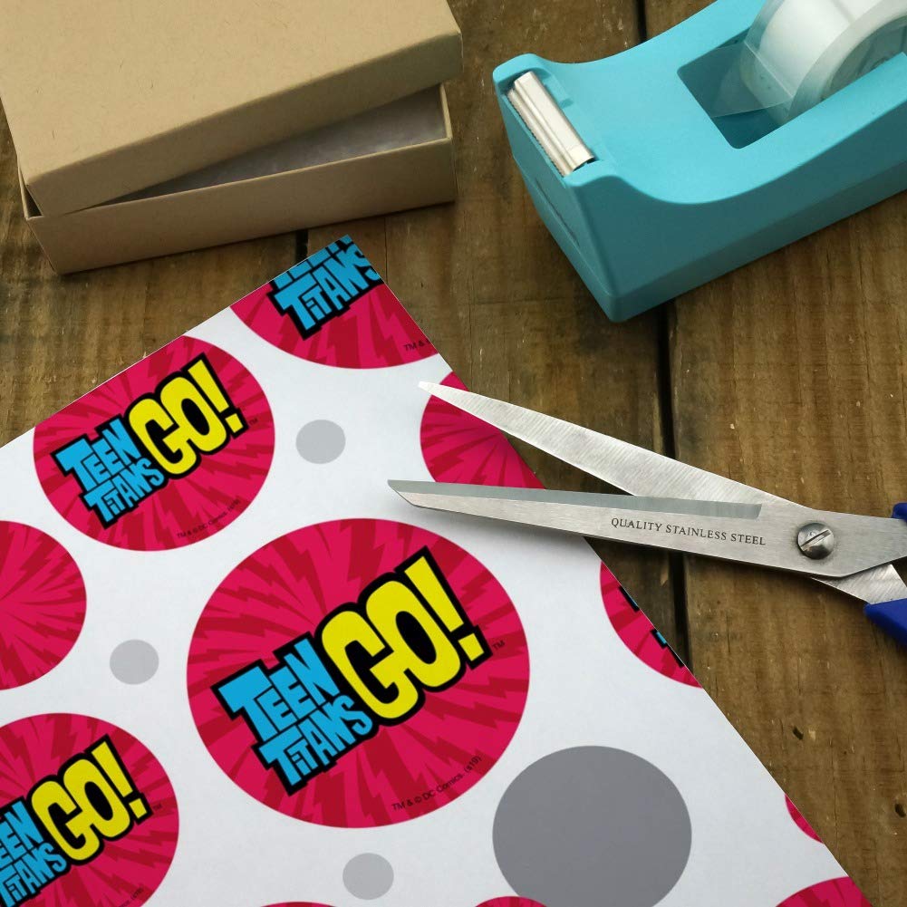 Teen Titans Go! Logo Gift Wrap Wrapping Paper Roll - 15