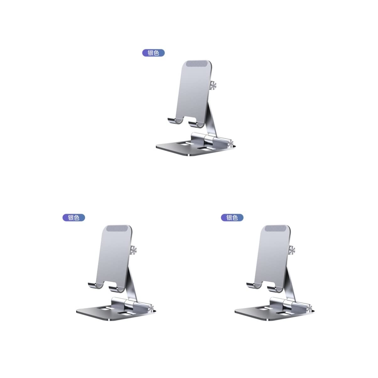 UKCOCO 3-Pack Universal Tablet Stand Holder - Adjustable Phone & Tablet Mount for Desk, Car, Kitchen | Compatible with iPad, iPhone, Samsung & More | Perfect for Work, Study, Cooking & Travel
