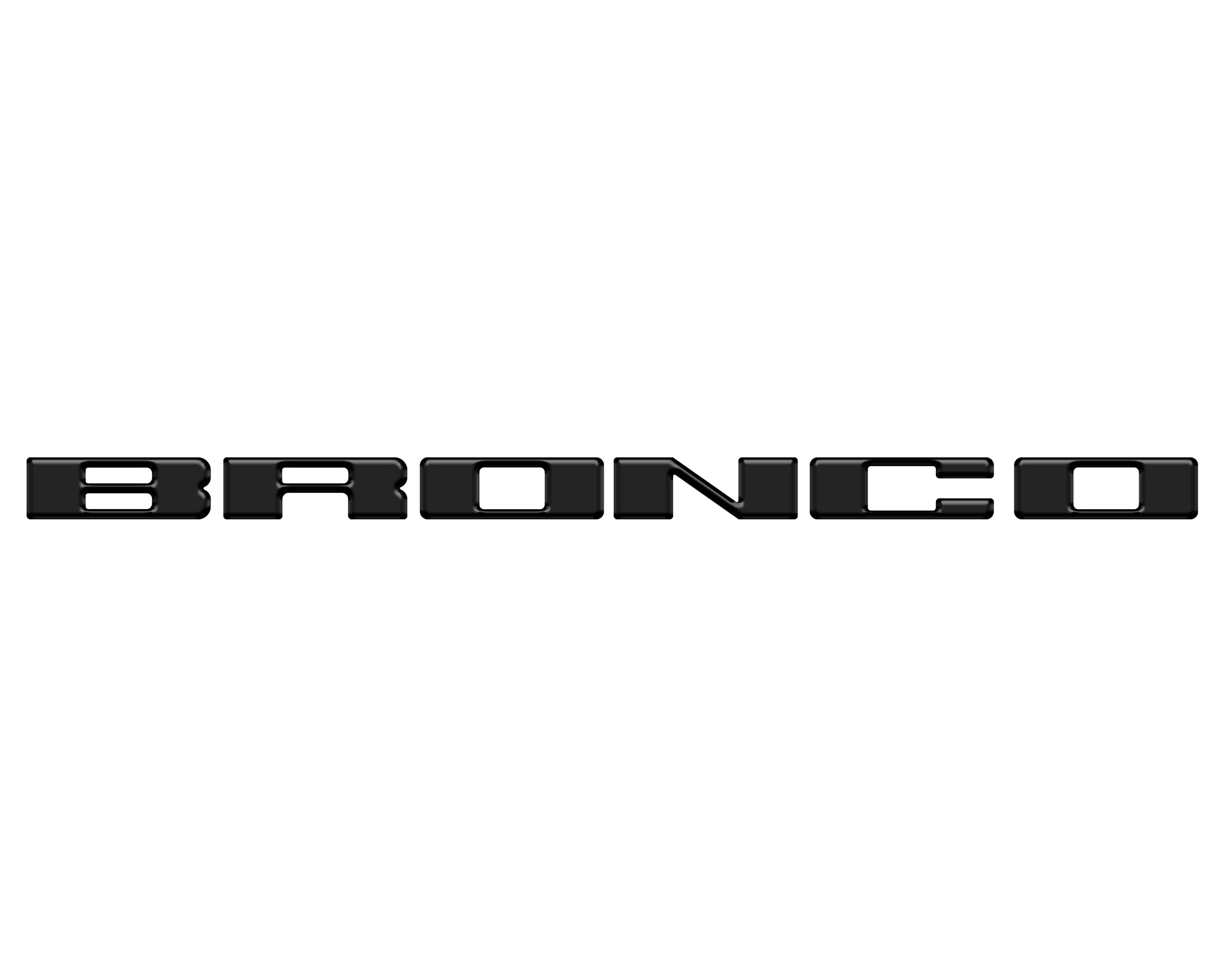 2021-2025 Ford Bronco Grille Letter Overlays - Custom Emblem Badge Decals for Off-Road & Truck Accessories - Perfect for Car Enthusiasts & Outdoor Adventures