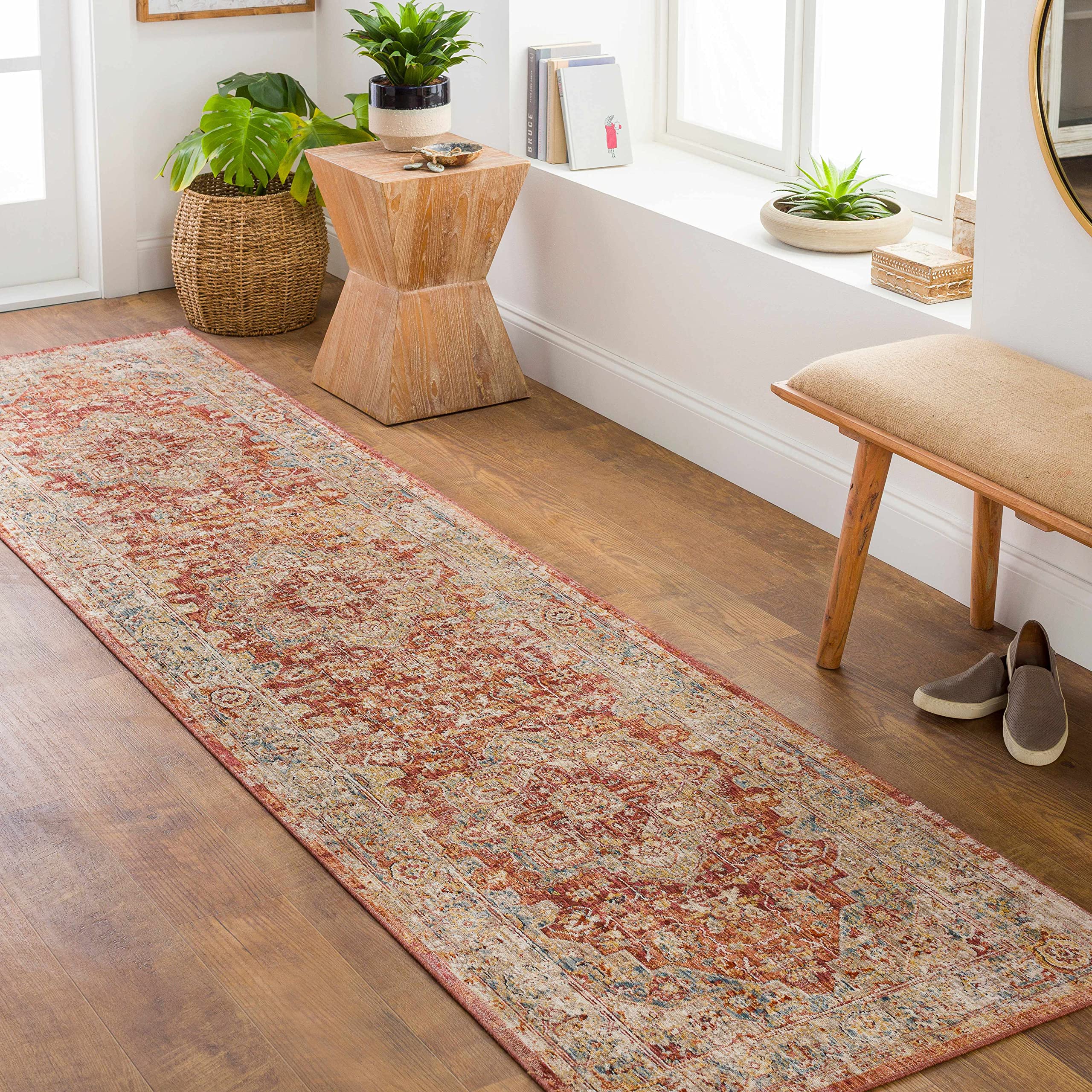 Hauteloom Lono Traditional Area Rug 12' x 15' - Black, Purple, Red - Soft & Durable for Living Room, Bedroom, Office - Perfect for Home Decor, Family Gatherings & Cozy Spaces