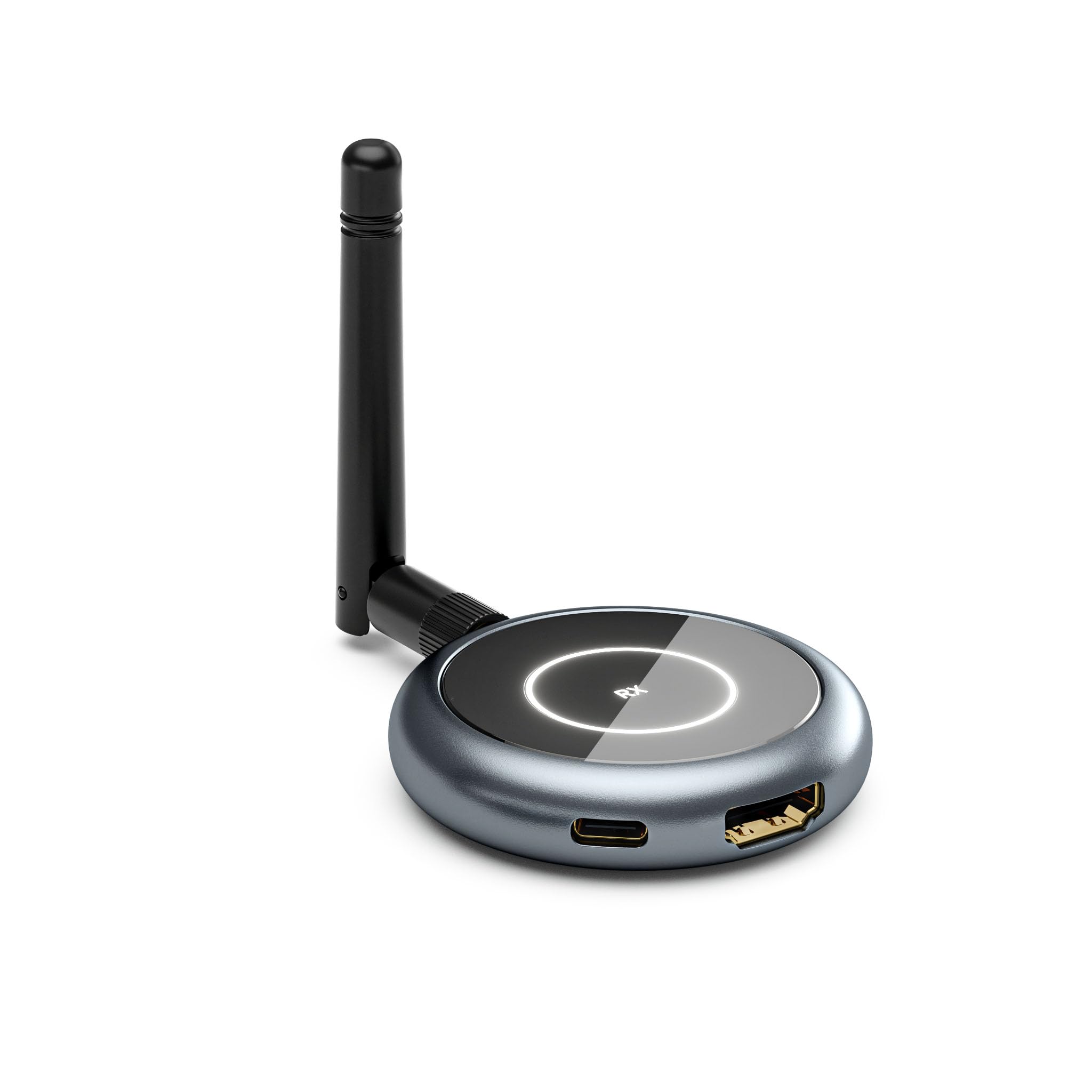 AIMIBO Wireless HDMI Receiver 1x4 - 5GHz Full HD 1080P @60Hz, Ultra Low Latency - Wireless HDMI Transmitter for Laptop, TV Box, Camera, DVD to TV, Monitor, Projector (165FT/50M Range) - Perfect for Home Theater, Gaming & Conference Room Presentations
