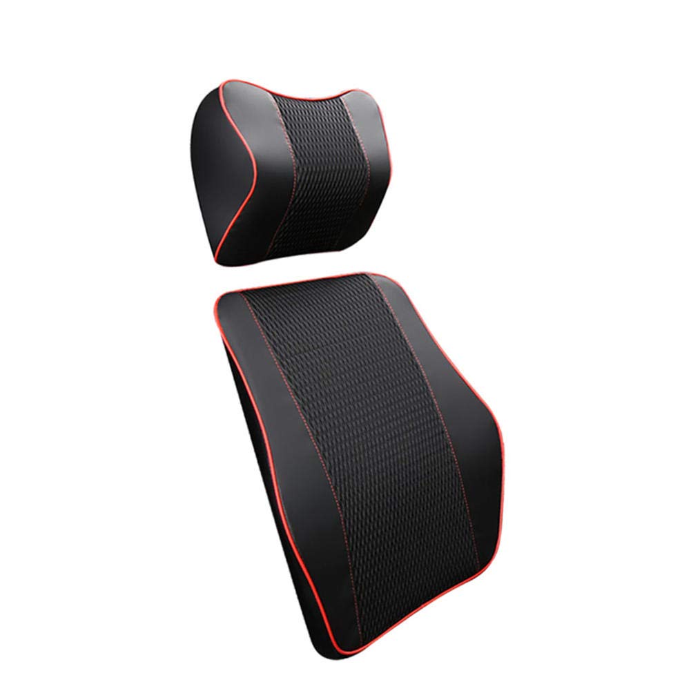 Comfortable Car Headrest Pillow & Neck Support - 4 Seasons Auto Accessories Set for Travel, Commuting & Long Drives