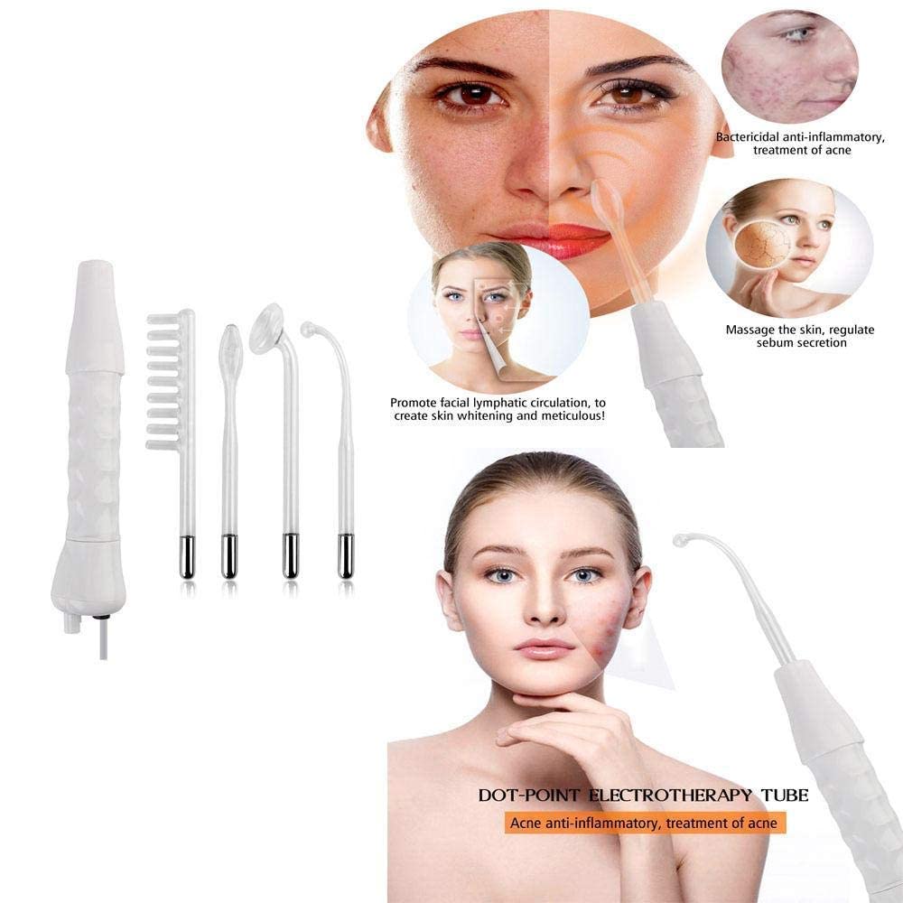 KIYO High Frequency Therapy Machine - Portable Electric Facial & Hair Growth Massager for Acne Repair & Skin Rejuvenation | Home & Salon Use