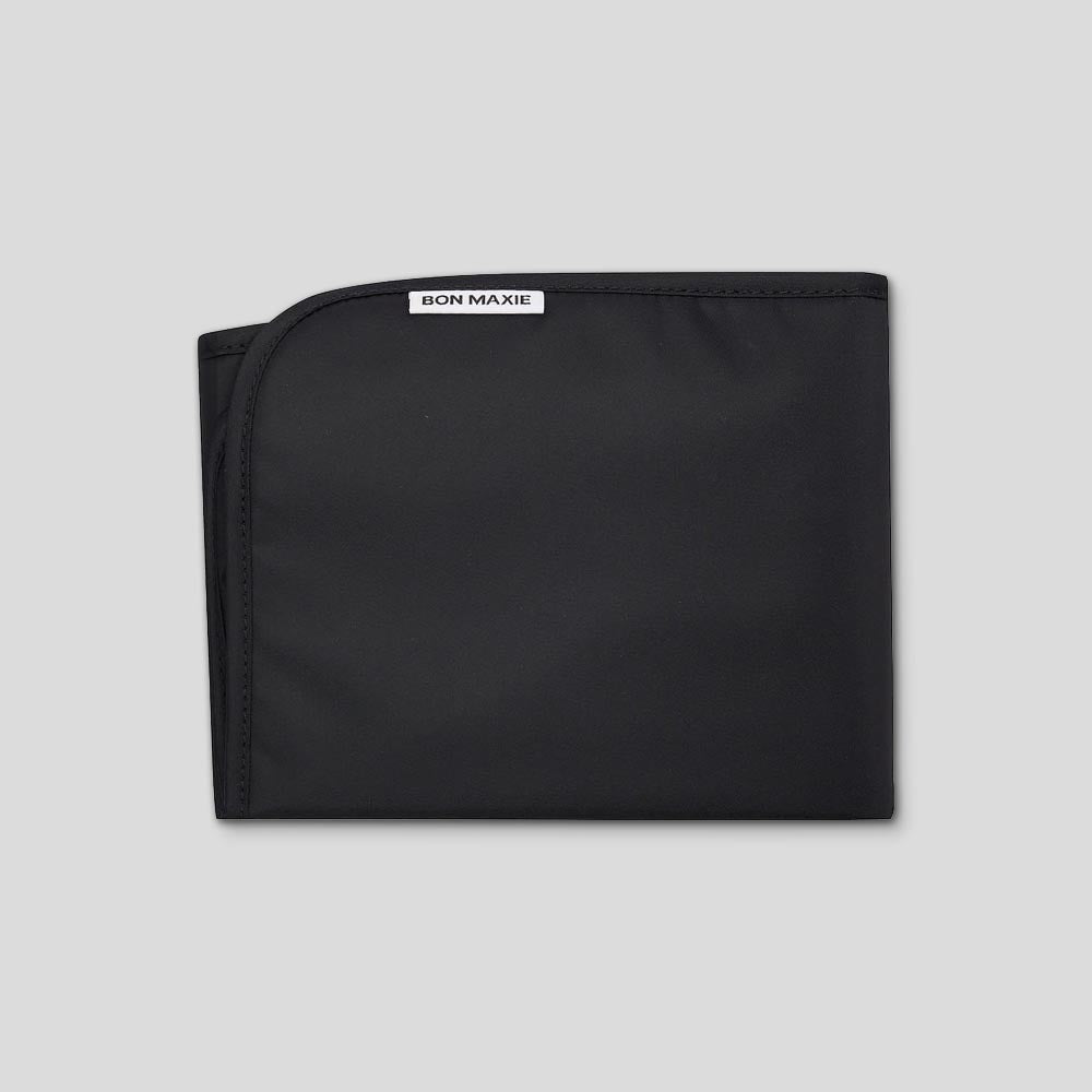 Portable Slimline Nappy Change Mat - Waterproof Baby Changing Pad for Travel & Home Use - Black (Perfect for Diaper Bags, Strollers & On-the-Go Parents)