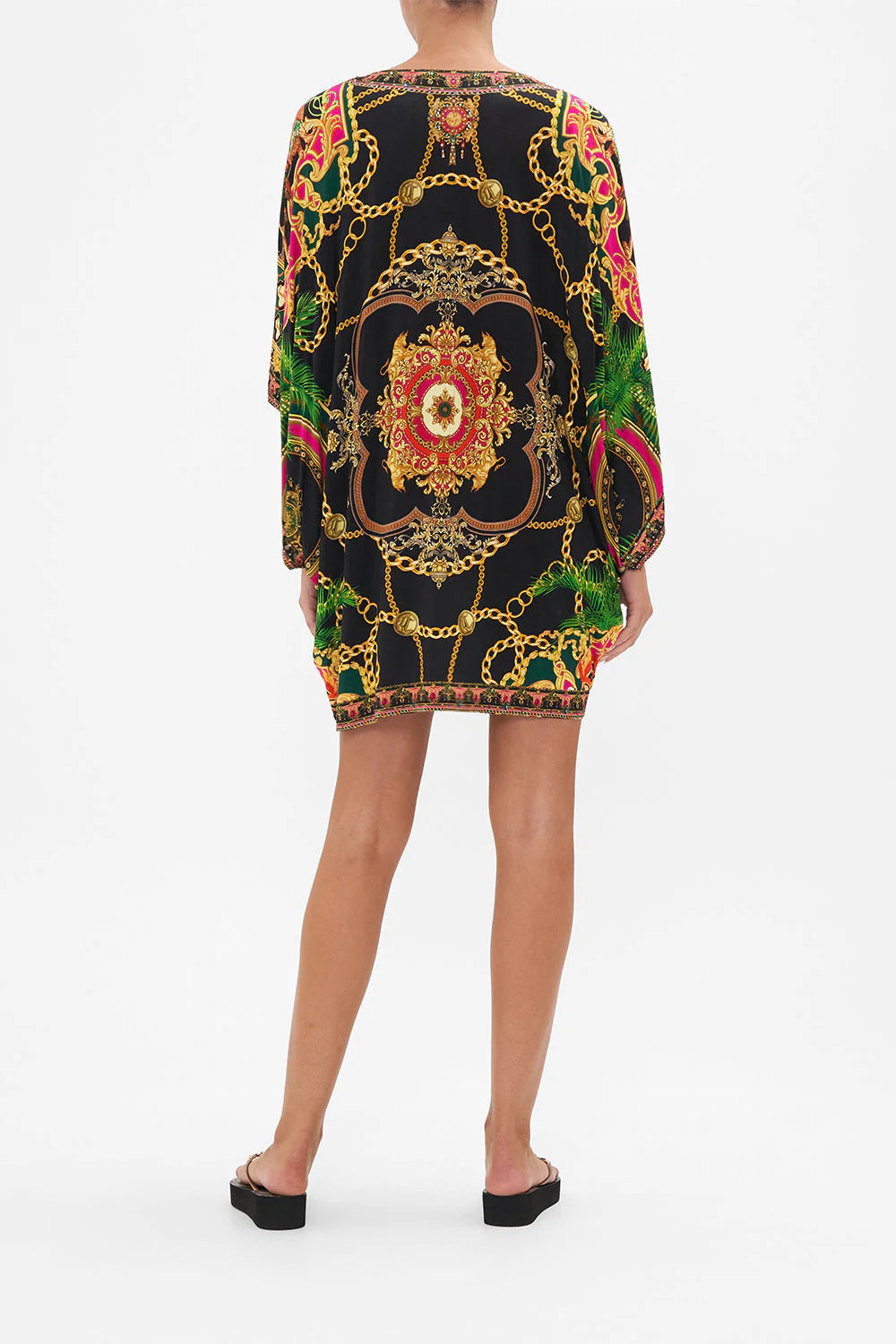 Elegant Bat Sleeve Dress for Women - Flowy Boho Chic Maxi Dress with Unique Sleeve Design | Perfect for Parties, Weddings & Date Nights