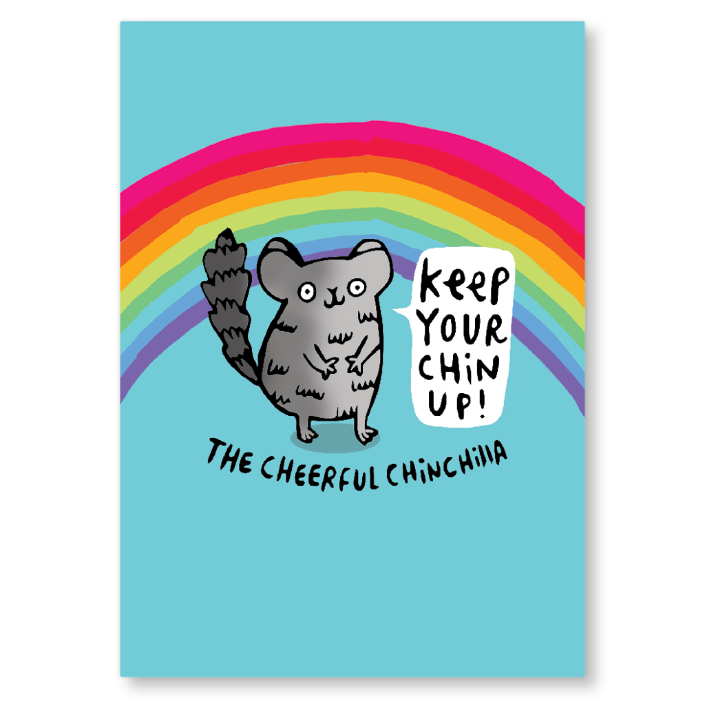 Cute Chinchilla Greeting Cards - Whimsical Animal Postcards for Birthdays, Thank You Notes & Special Occasions