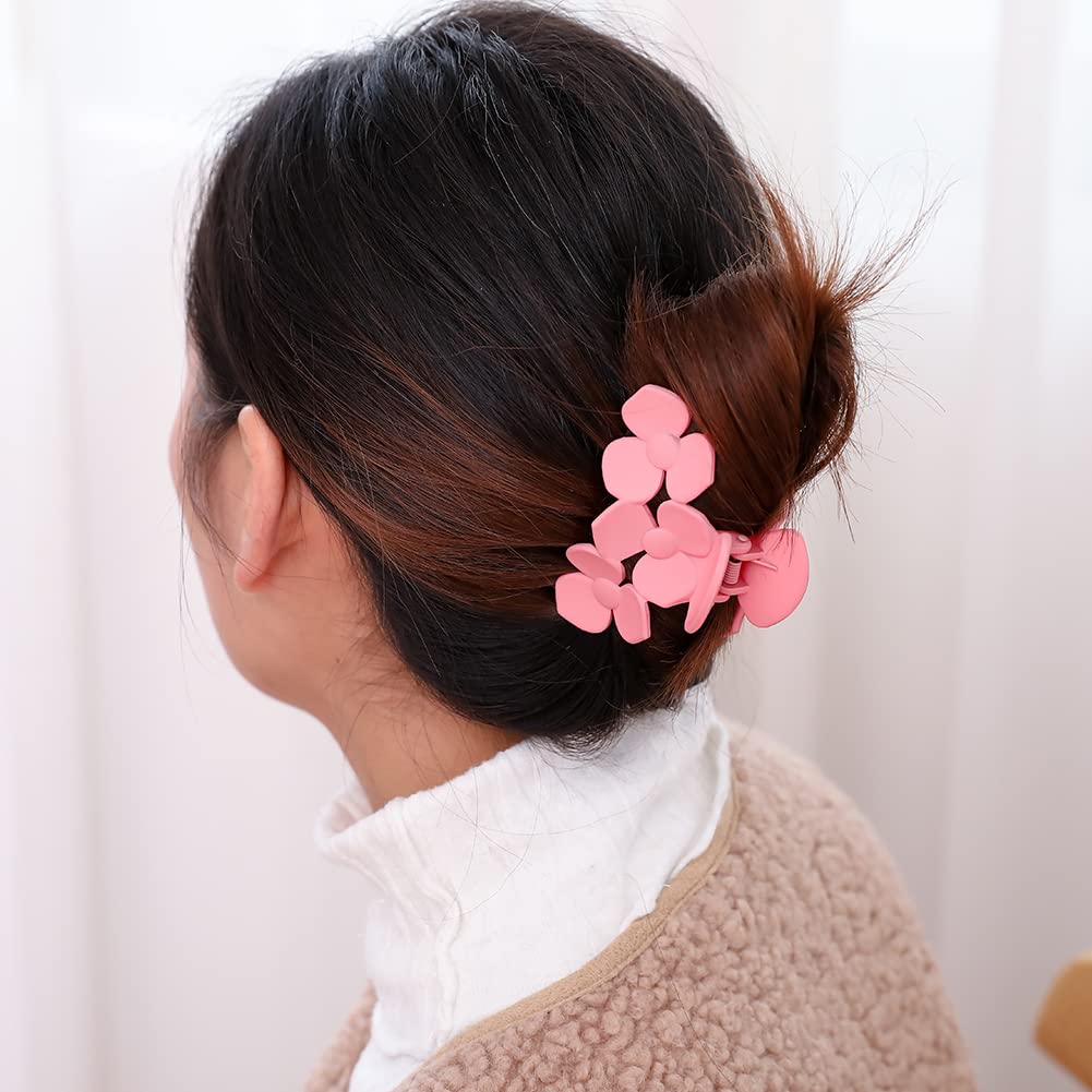 8 Pcs Non-Slip Jaw Hair Clips for Women - Strong Hold Claw Clips for Thick & Long Hair - Trendy Hair Accessories for Everyday Styling, Work, and Special Occasions