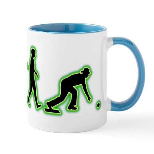 White/Blue Inside - Lawn Bowling Mug
