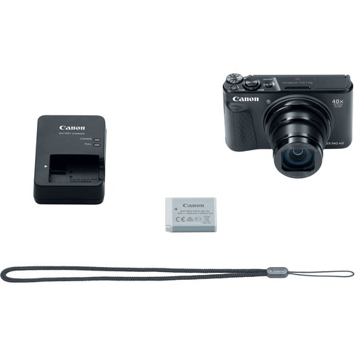 Canon PowerShot SX740 HS 20.3MP Digital Camera with 40x Optical Zoom, 4K Video & Wi-Fi (Black) - Perfect for Travel, Vlogging & Wildlife Photography