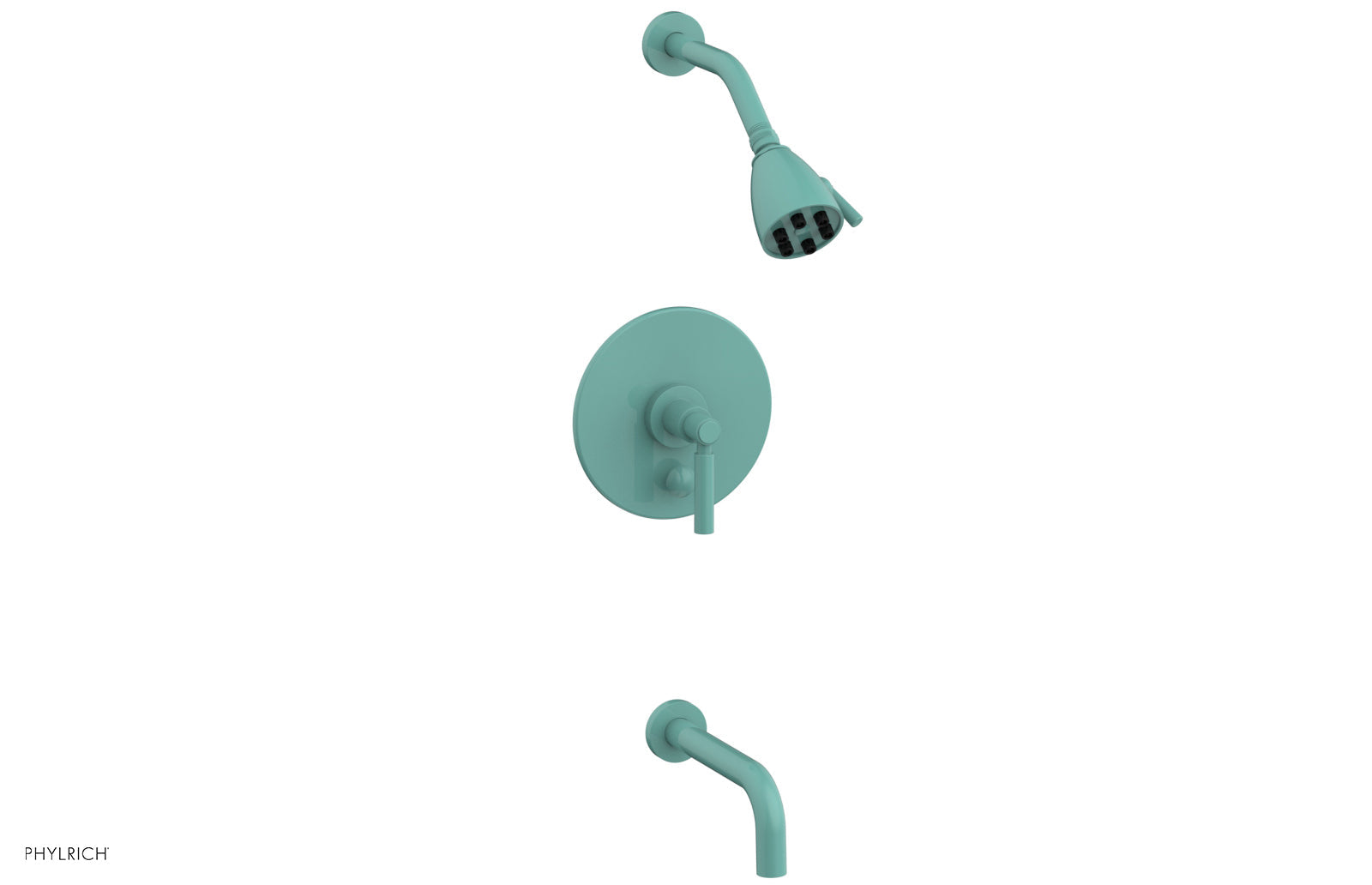BASIC Pressure Balance Tub and Shower Faucet Set - 7 1/2