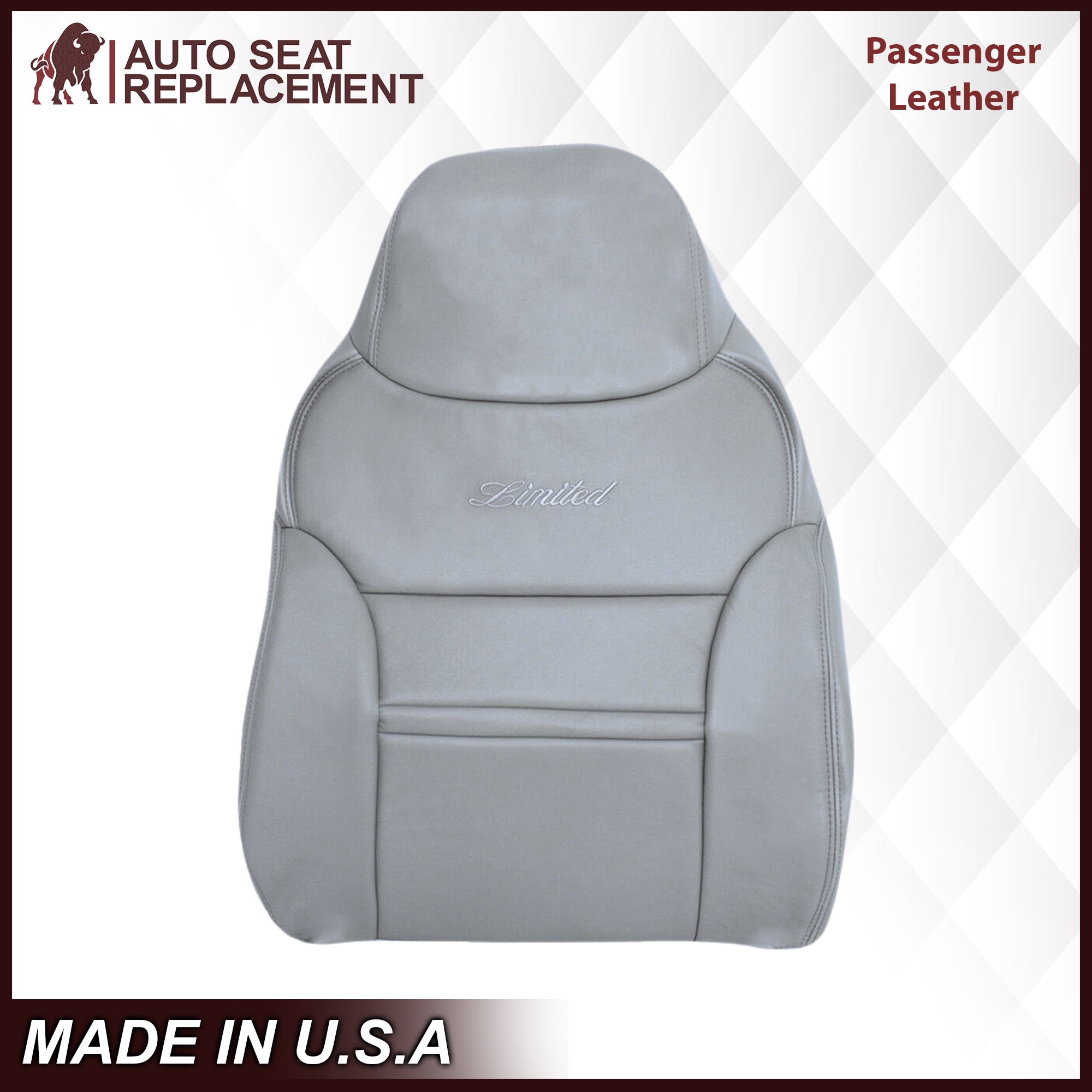 2000-2001 Ford Excursion Custom Fit Seat Covers - Premium Gray Car Seat Protectors for Trucks & SUVs | Durable, Comfortable & Easy to Install | Perfect for Road Trips, Camping & Family Adventures