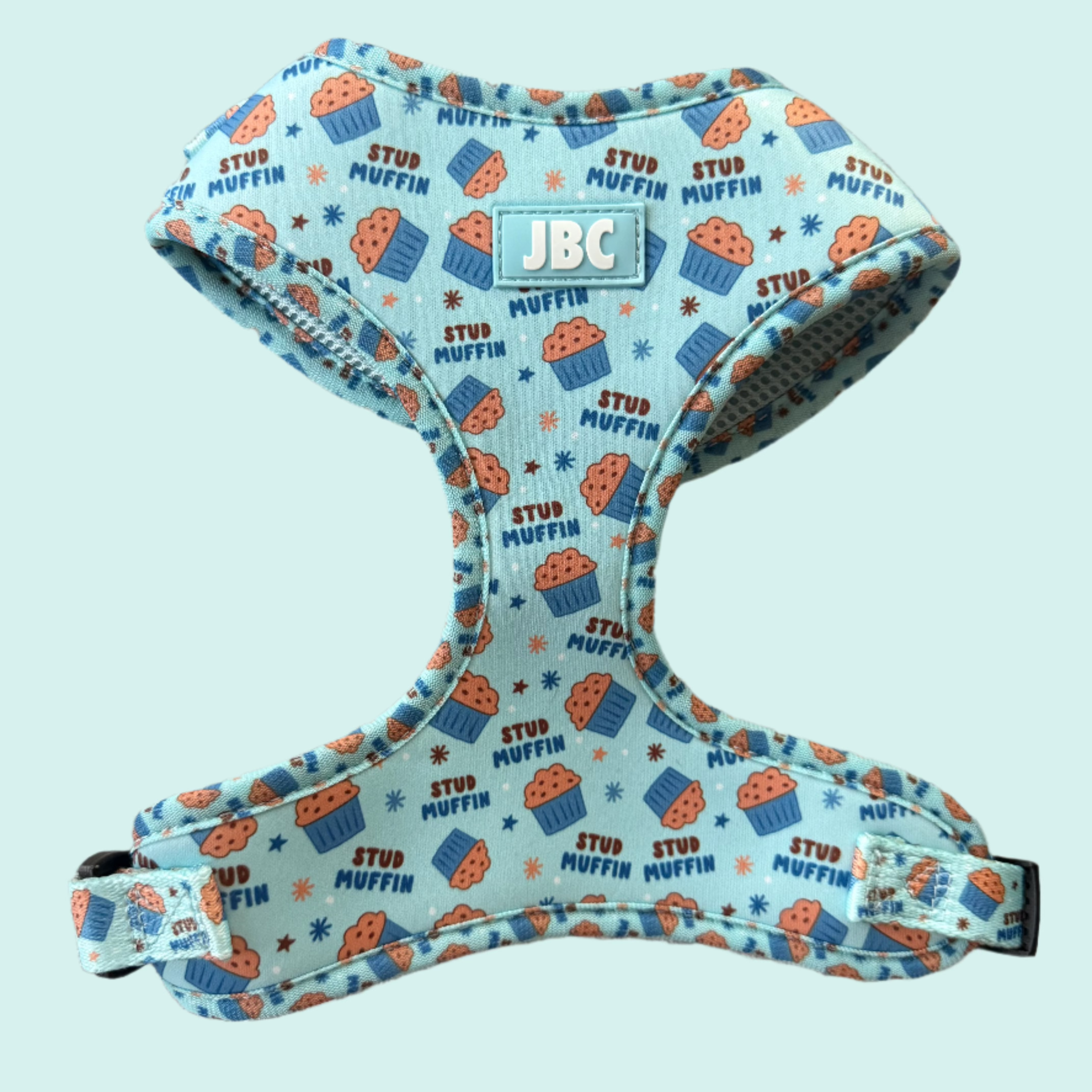 Stud Muffin Adjustable Dog Harness - Reflective Pet Vest for Small Medium Large Dogs - Perfect for Walking, Running & Outdoor Adventures