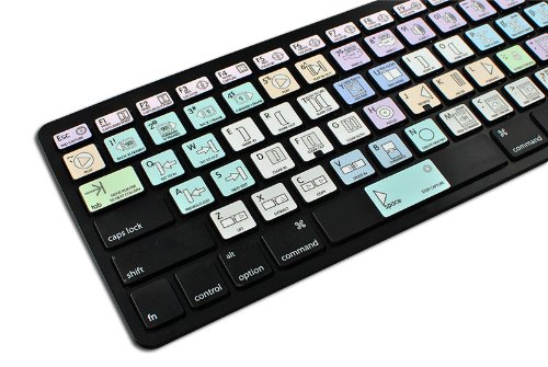 AVID Media Composer & Symphony NITRIS Galaxy Series Keyboard Labels - Compatible with Apple Mac - Perfect for Video Editing Studios & Post-Production Workflows