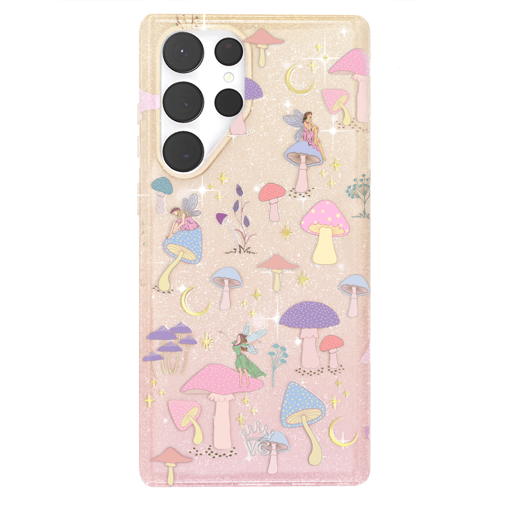 Enchanted Mushrooms Samsung Phone Case - Protective Cover for Samsung Galaxy Series | Perfect for Nature Lovers & Fantasy Fans