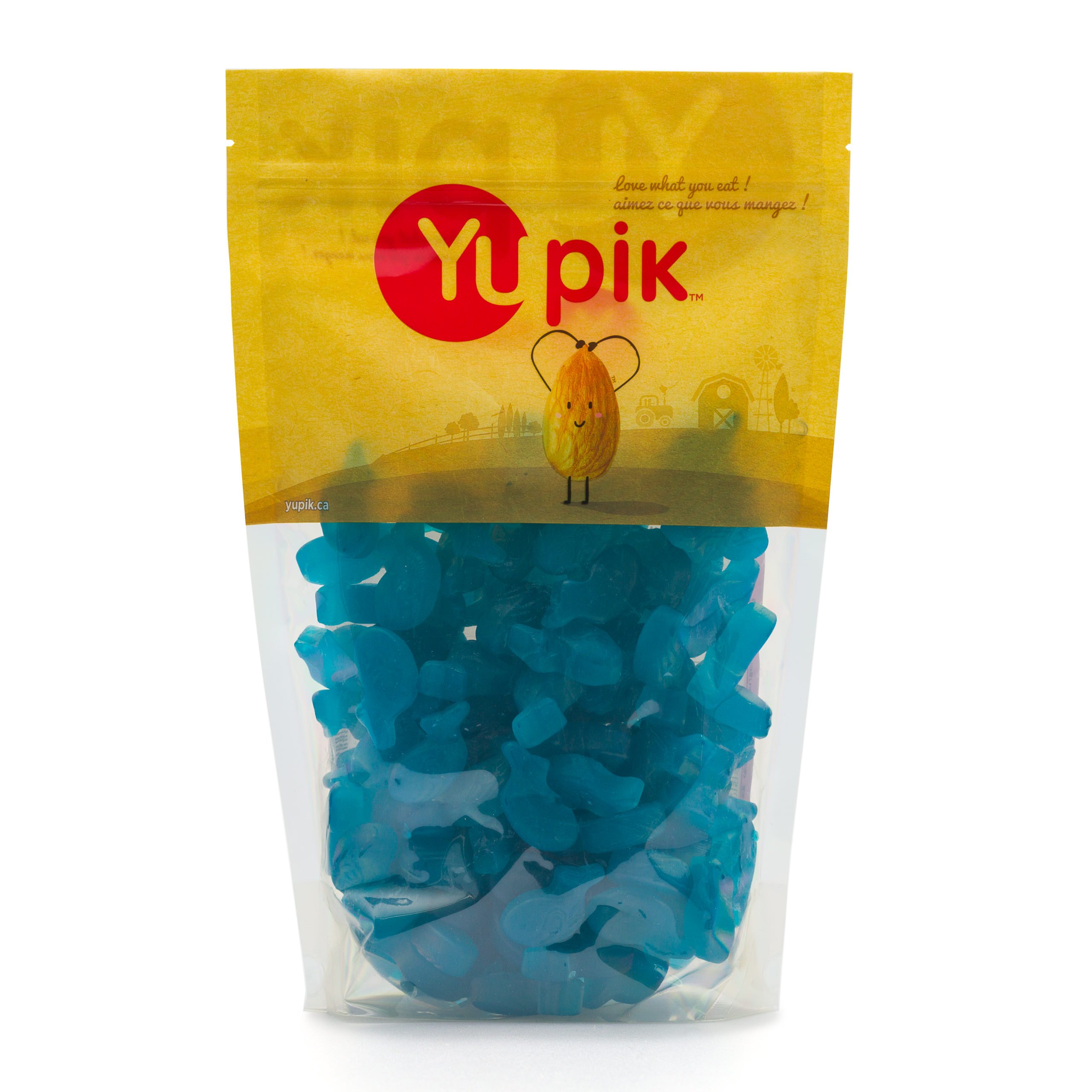 Yupik Jelly Blue Whales - 1kg Whale-Shaped Gummy Candies | Blue Raspberry Flavor Chewy Treats | Sweet Snack for Kids, Parties & Gift Giving | Perfect for Birthdays, Halloween & Baking Decorations