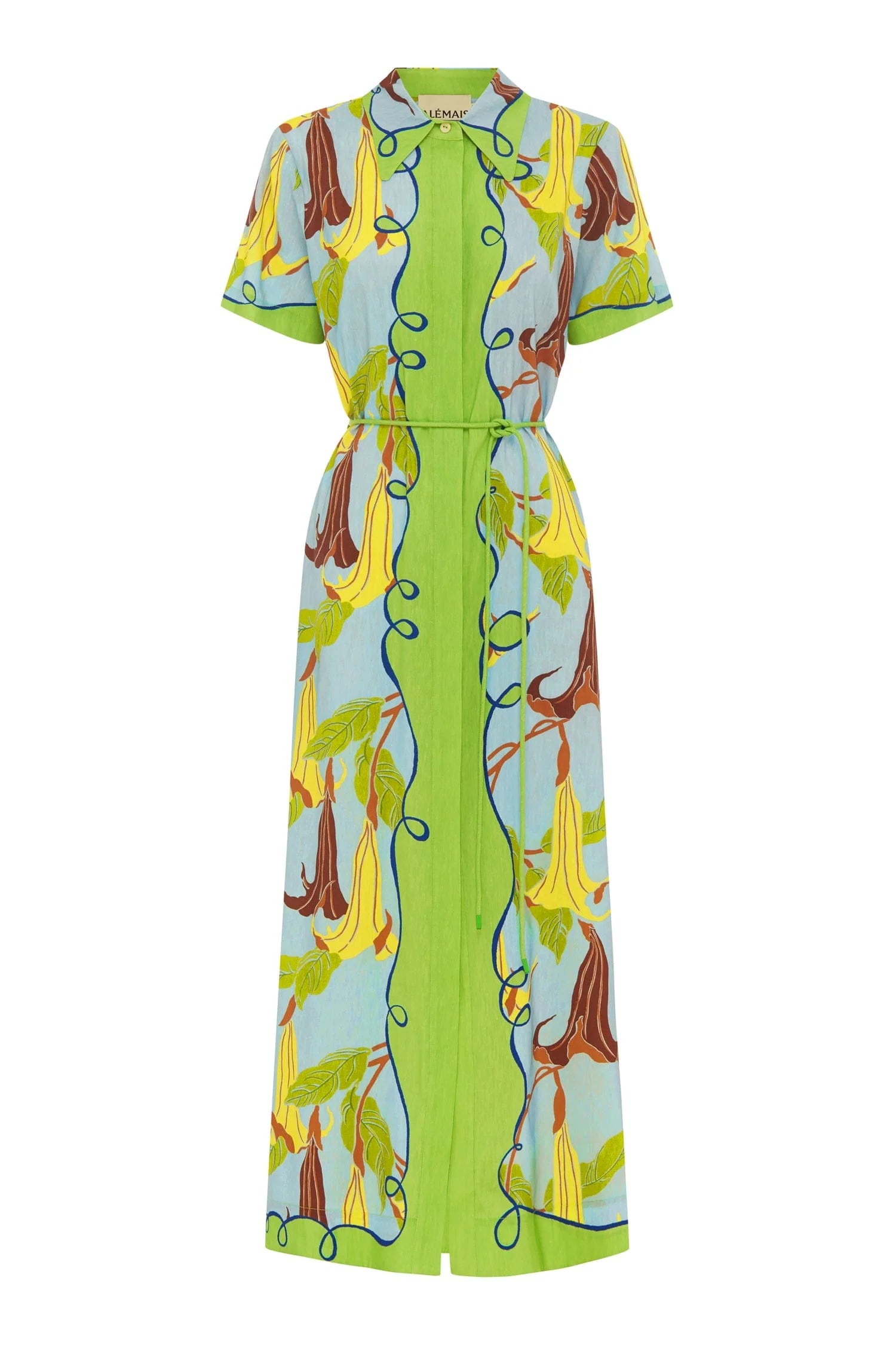 Alémais Rafaela Shirtdress for Women - Stylish Button Down Midi Dress with Belt, Perfect for Office, Brunch & Casual Outings
