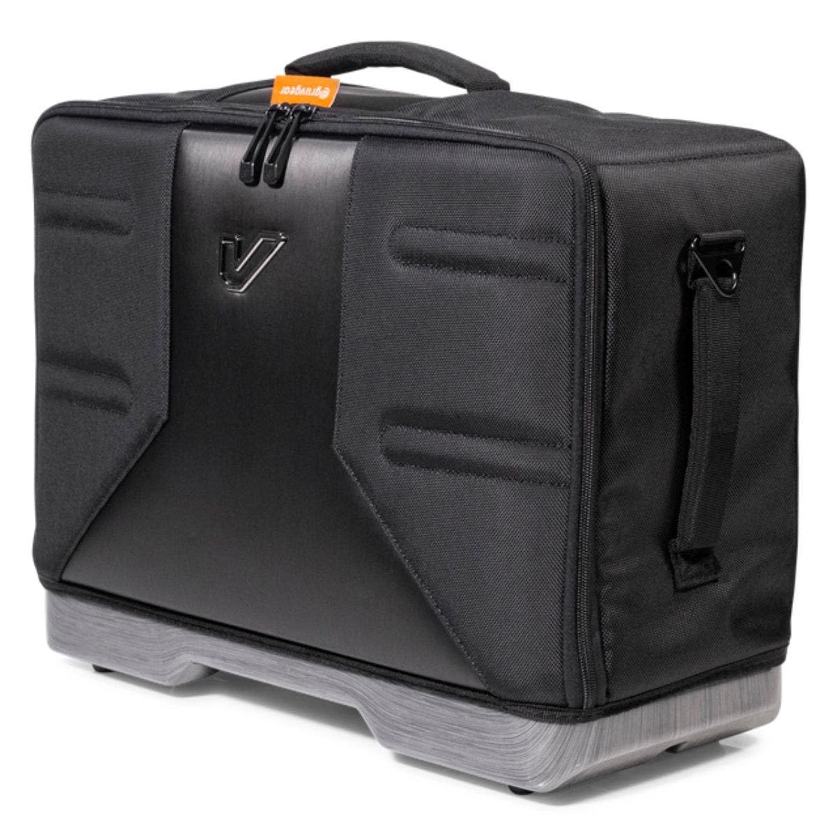 Gruv Gear VPDL-19X12-BLK Black Drum Set Bag - Waterproof Heavy-Duty Drum Case for Transport & Storage - Perfect for Gigging Musicians & Drum Teachers