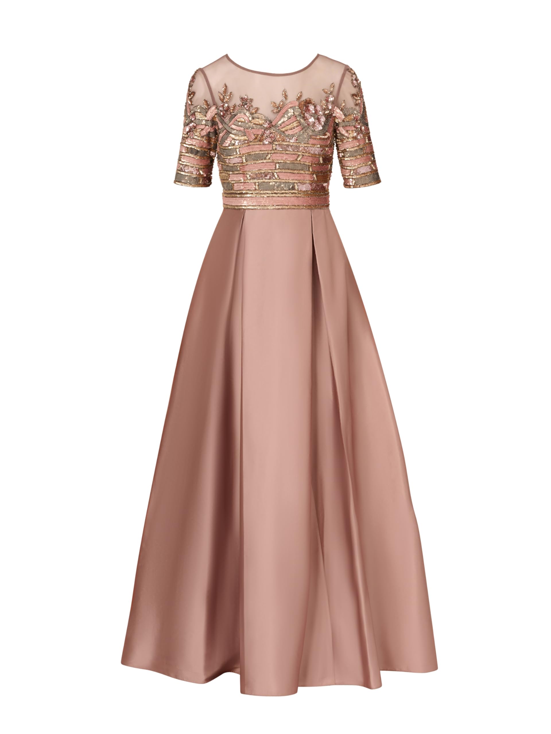 Adrianna Papell Women's Embellished Taffeta Cocktail Dress for Evening Parties & Special Occasions