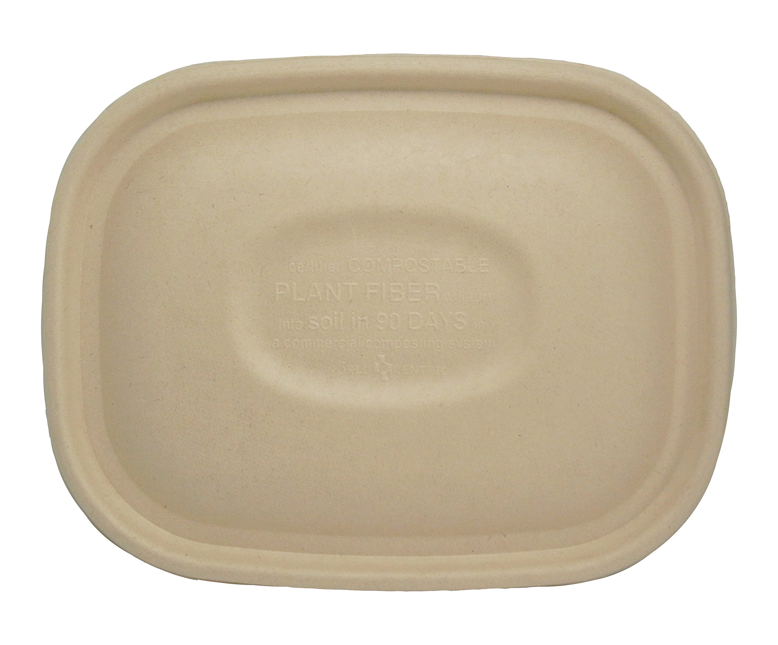 Compostable Plant Fiber Lids for 8.8