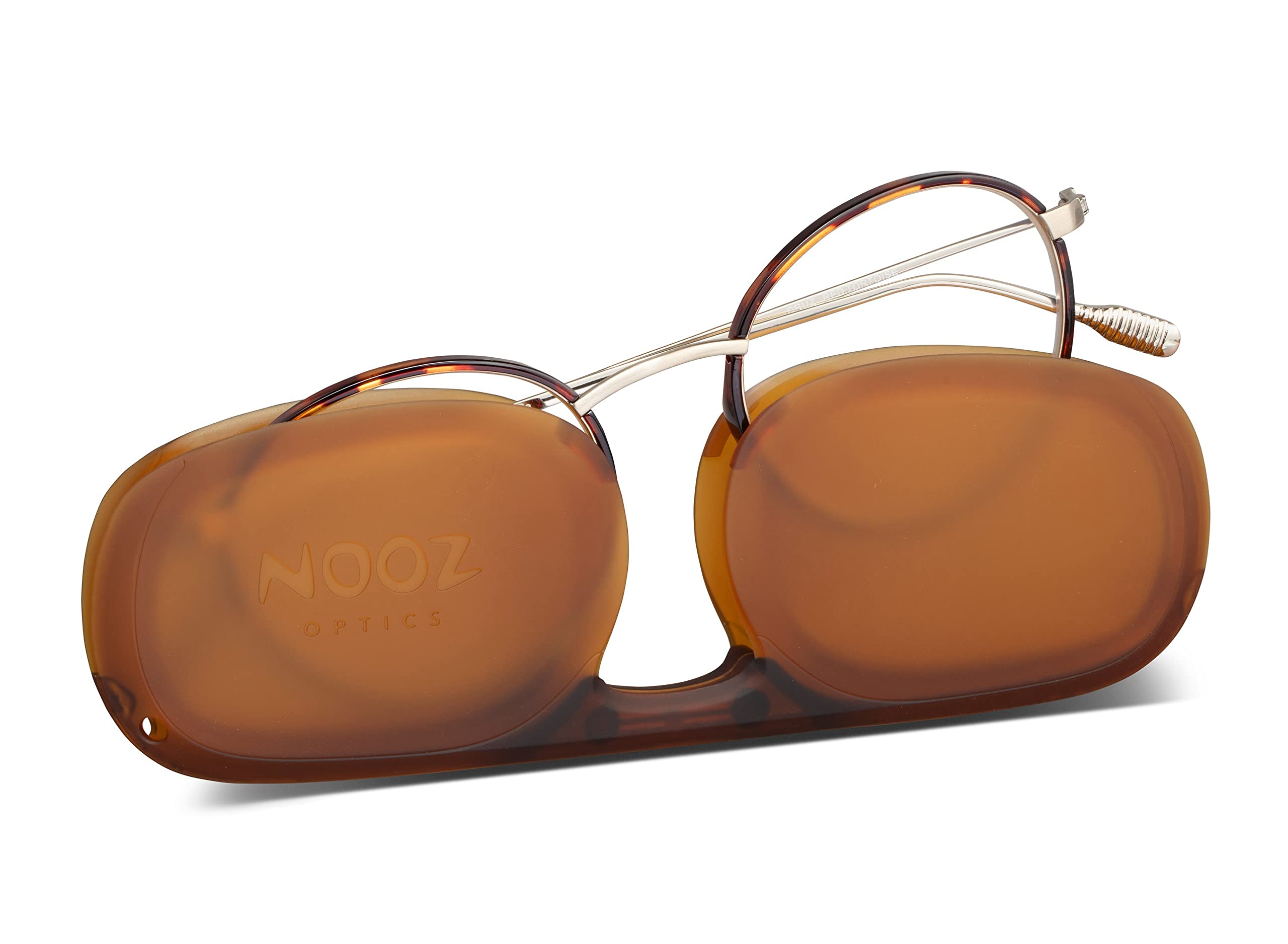 NOOZ Optics Anti Blue Light Reading Glasses for Women & Men - Lightweight Computer Glasses with UV Protection & Compact Case - ELA DUAL Rectangular Frame for Office, Gaming & Digital Eye Strain Relief