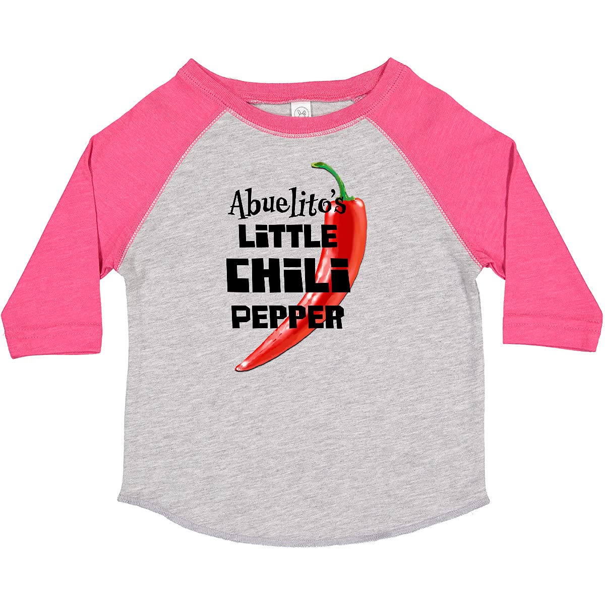 Abuelito's Little Chili Pepper Toddler T-Shirt - Cute Hispanic Grandpa Design - Soft Cotton Baby Tee for Boys & Girls - Perfect for Family Gatherings & Hispanic Heritage Celebrations