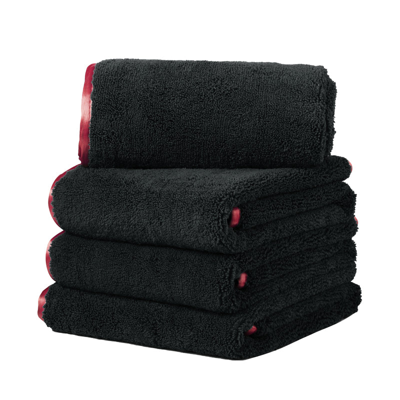 Premium Microfiber Hair Towel (16x24 Inches) for Long & Short Hair - Ultra Absorbent 380GSM Fast Drying Towels (Pack of 6) - Perfect for Swimming, Gym, Travel & Home Use