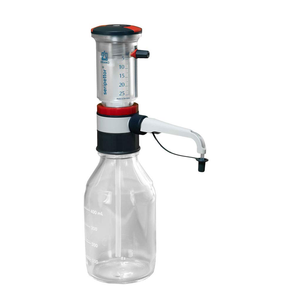 Brandtech Seripettor Bottle Top Dispenser 2.5-25mL (4720150) - Precision Liquid Dispenser for Laboratories, Science Experiments & Chemical Handling