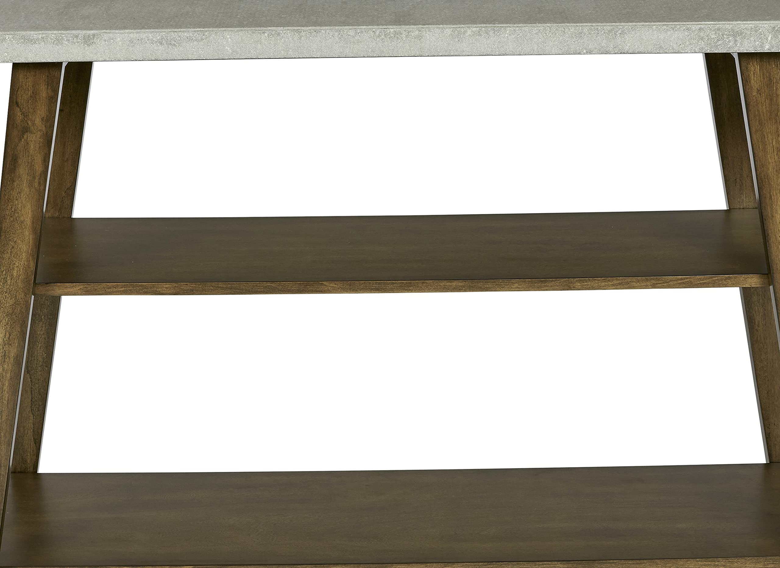 Progressive Furniture Jackson Sofa Console Table - Concrete Gray & Auburn Finish - Modern Living Room & Entryway Furniture for Stylish Home Decor