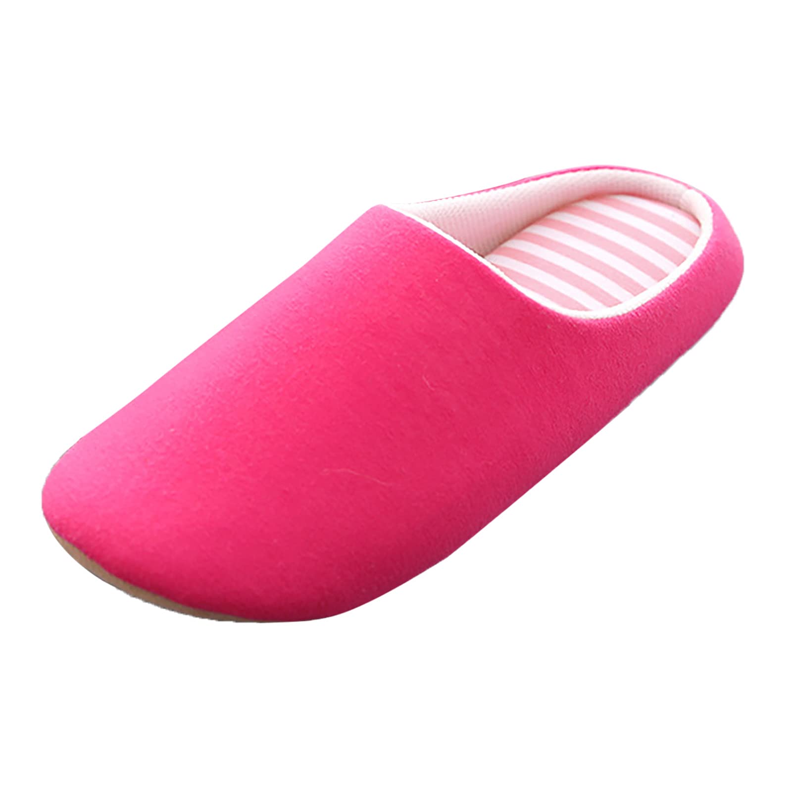 Women's Cozy Fluffy Fuzzy Slip-On House Slippers - Soft Cotton Animal Design Indoor Slippers for Home, Lounge & Relaxation | Perfect Gift for Her