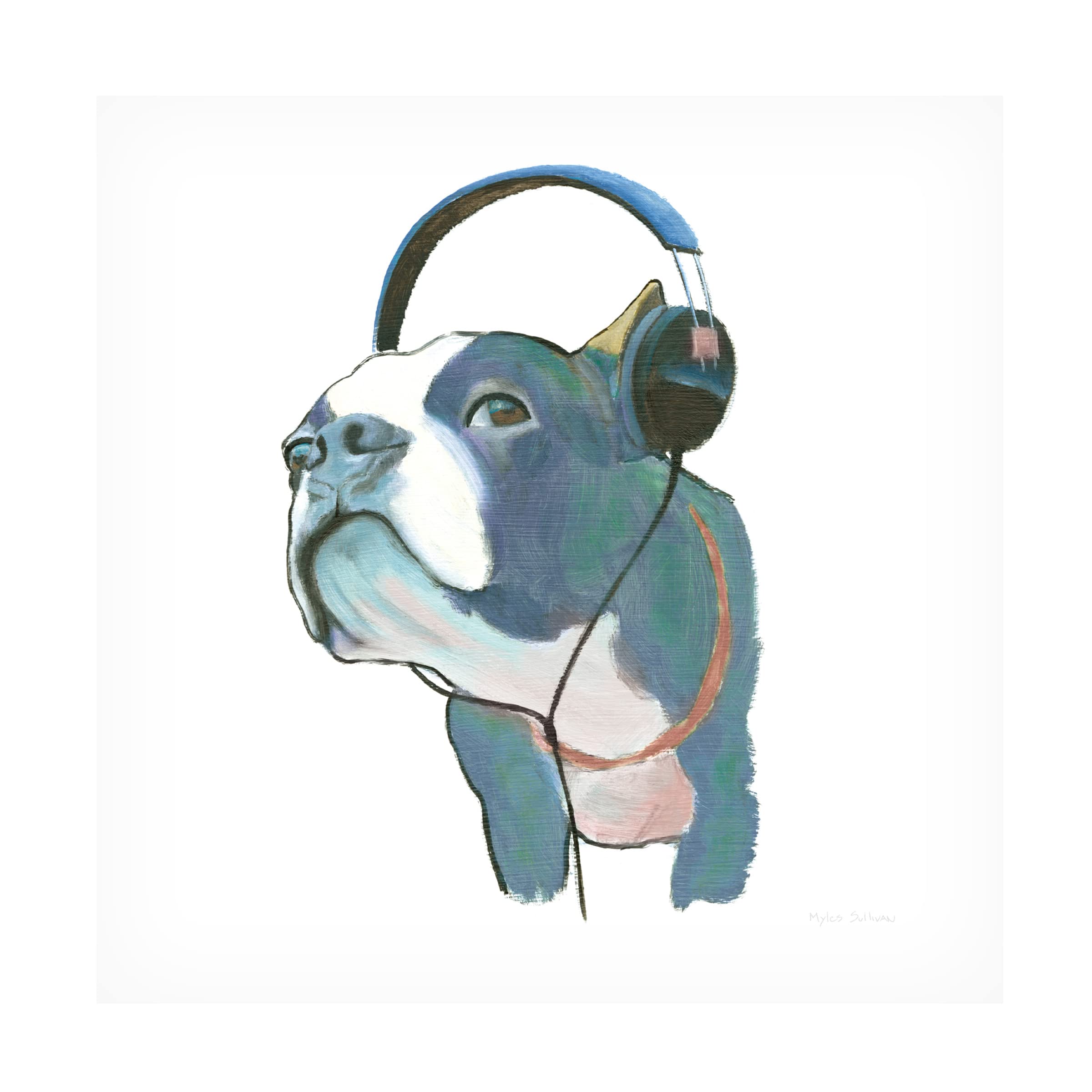 Myles Sullivan 'The Boys III Pastel' Canvas Wall Art Print - Modern Home Decor for Living Room, Bedroom & Office | Trademark Fine Art Collection