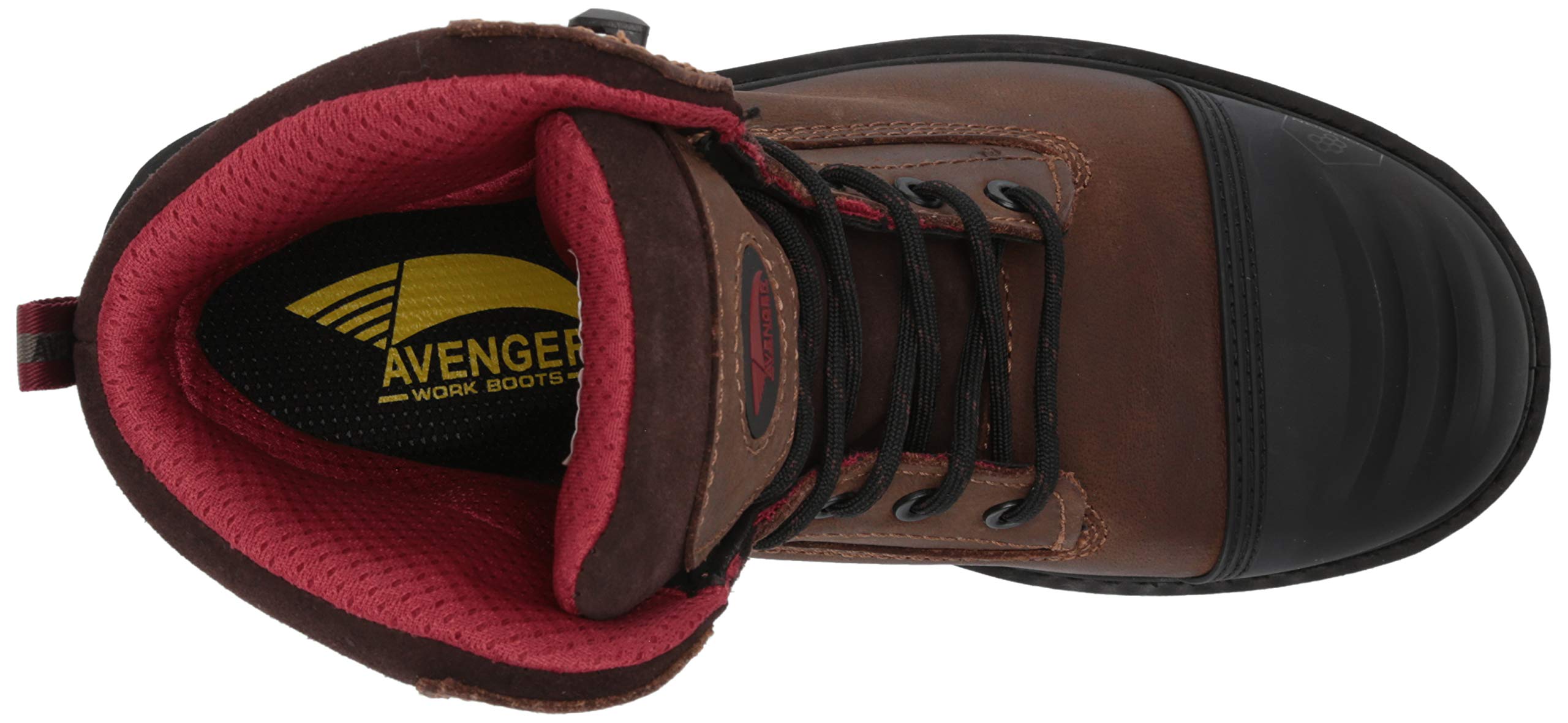 Avenger Men's A7542 Industrial Work Shoes - Steel Toe, Slip Resistant, Comfortable for Construction, Warehouse & Safety Work