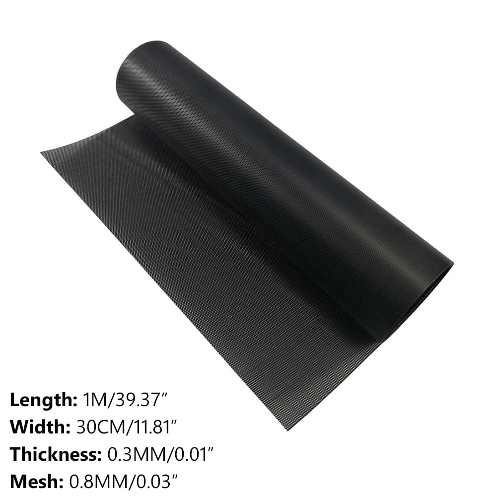 1PC DIY Computer Mesh Cooler Dust Filter - PVC PC Case Cover 1M X 30cm, 0.3mm Thickness for PC Chassis, Gaming Rig & Server Cooling - Perfect for Dust Protection & Airflow Optimization in Home/Office/Data Center