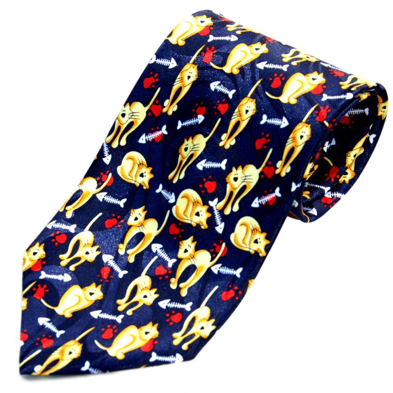 Funny Novelty Cat Bow Tie with Fish Bones Design - Perfect for Pet Parties, Costumes & Photo Shoots