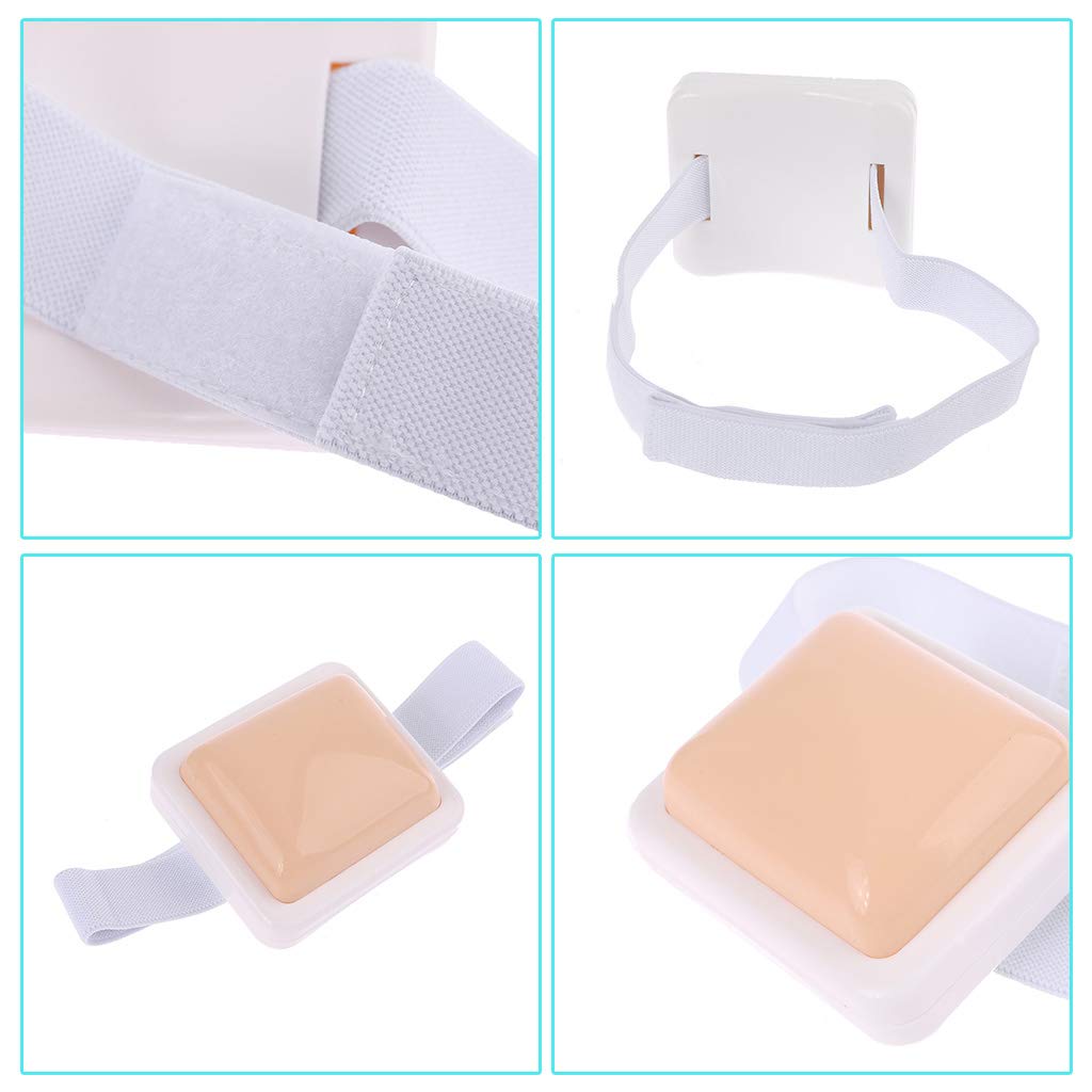 Plastic Intramuscular Injection Training Pad for Nurses & Medical Students - Realistic IV Practice Tool for Healthcare Education & Clinical Skills Development (Perfect for Nursing School, EMT Training & Medical Simulation Labs)