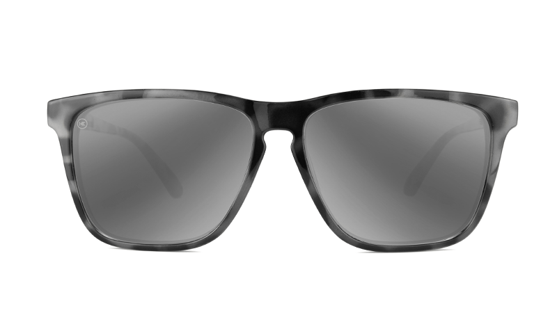 Fast Lanes Granite Tortoise Shell / Silver Smoke Sunglasses - Stylish UV Protection for Outdoor Sports & Beach Vacations