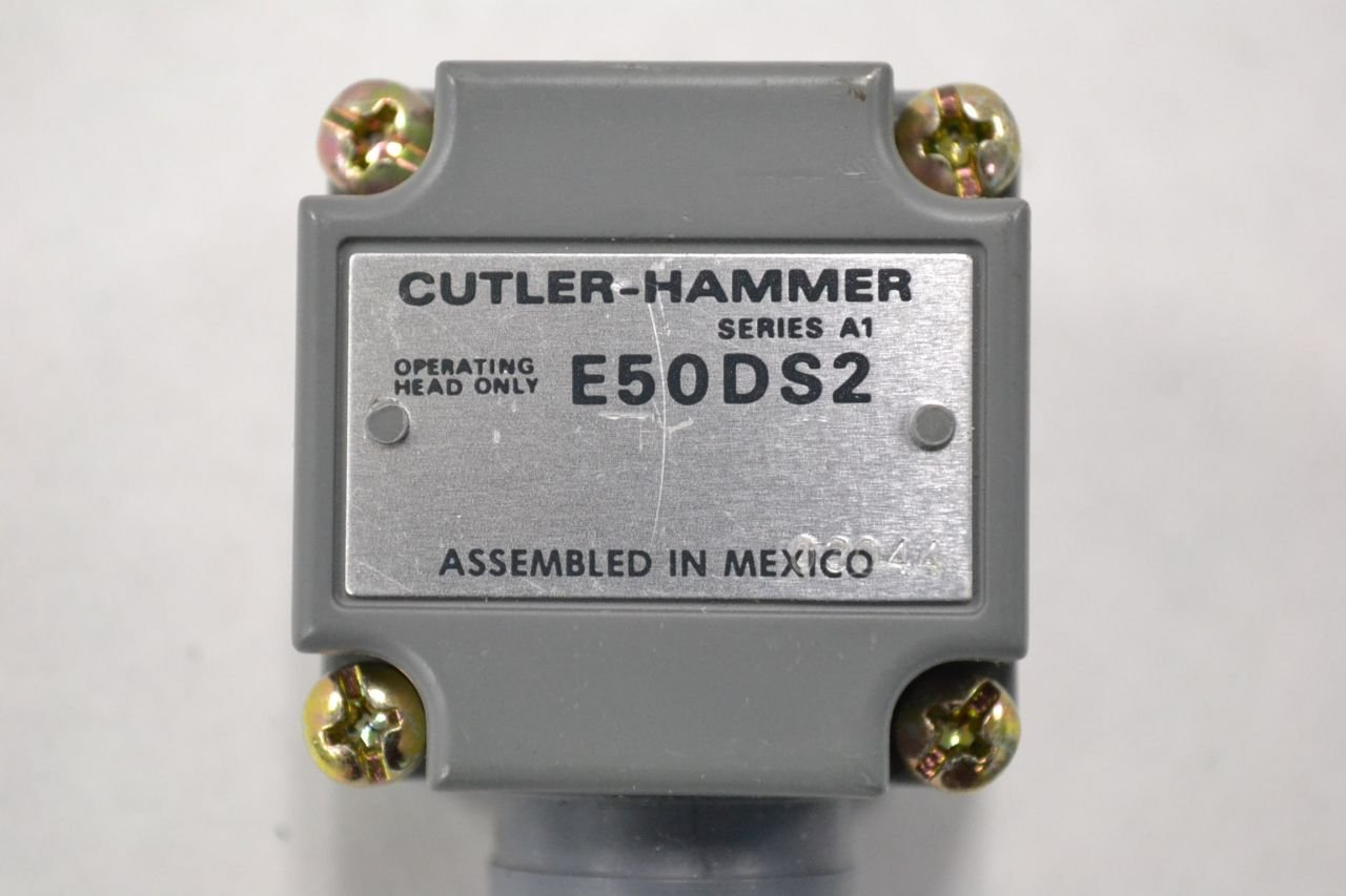 Cutler Hammer E50DS2 E50 Adjustable Limit Switch Head with Side Push Plunger - Ideal for Industrial Automation & Machinery Safety Control