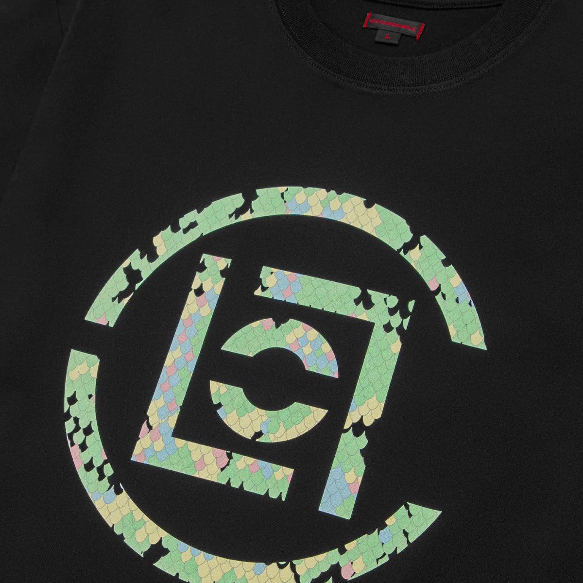 Carnival Snake Logo T-Shirt for Men & Women - Black Cotton Graphic Tee for Casual Wear, Street Style & Festivals