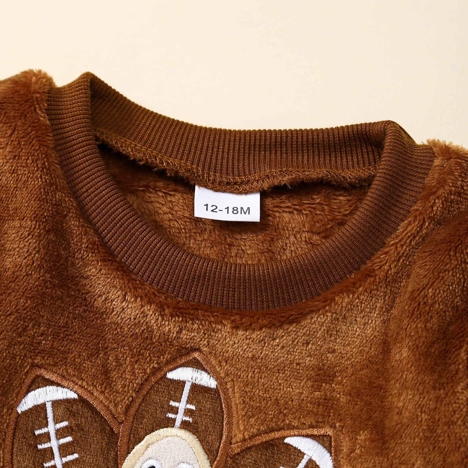 Halloween & Thanksgiving Toddler Outfits for Girls & Boys - Pumpkin & Turkey Print Fuzzy Fleece Sweatshirts | Warm Fall Winter Clothes for Kids | Perfect for Holiday Parties, Family Gatherings & Seasonal Photoshoots