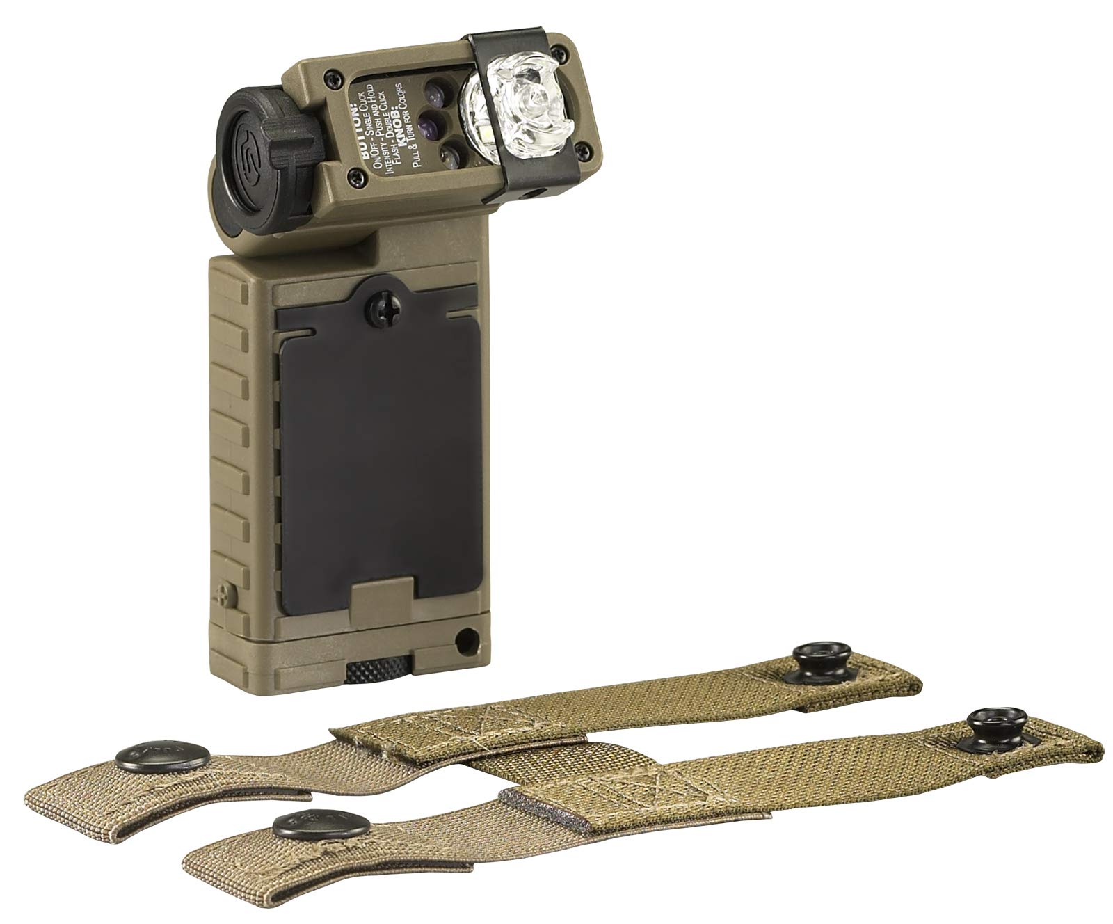 Streamlight 14065 Sidewinder Rescue Flashlight Kit - 55 Lumens with White, Green, Blue & IR LEDs | Includes Molle Retainer, Paracord & 2 AA Batteries | Perfect for Emergency Rescue, Camping & Outdoor Adventures