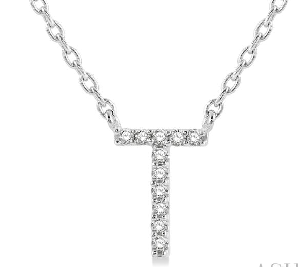 Initial Diamond Pendant Necklace - Personalized Name Letter Jewelry for Women - Perfect for Birthdays, Anniversaries & Valentine's Gifts