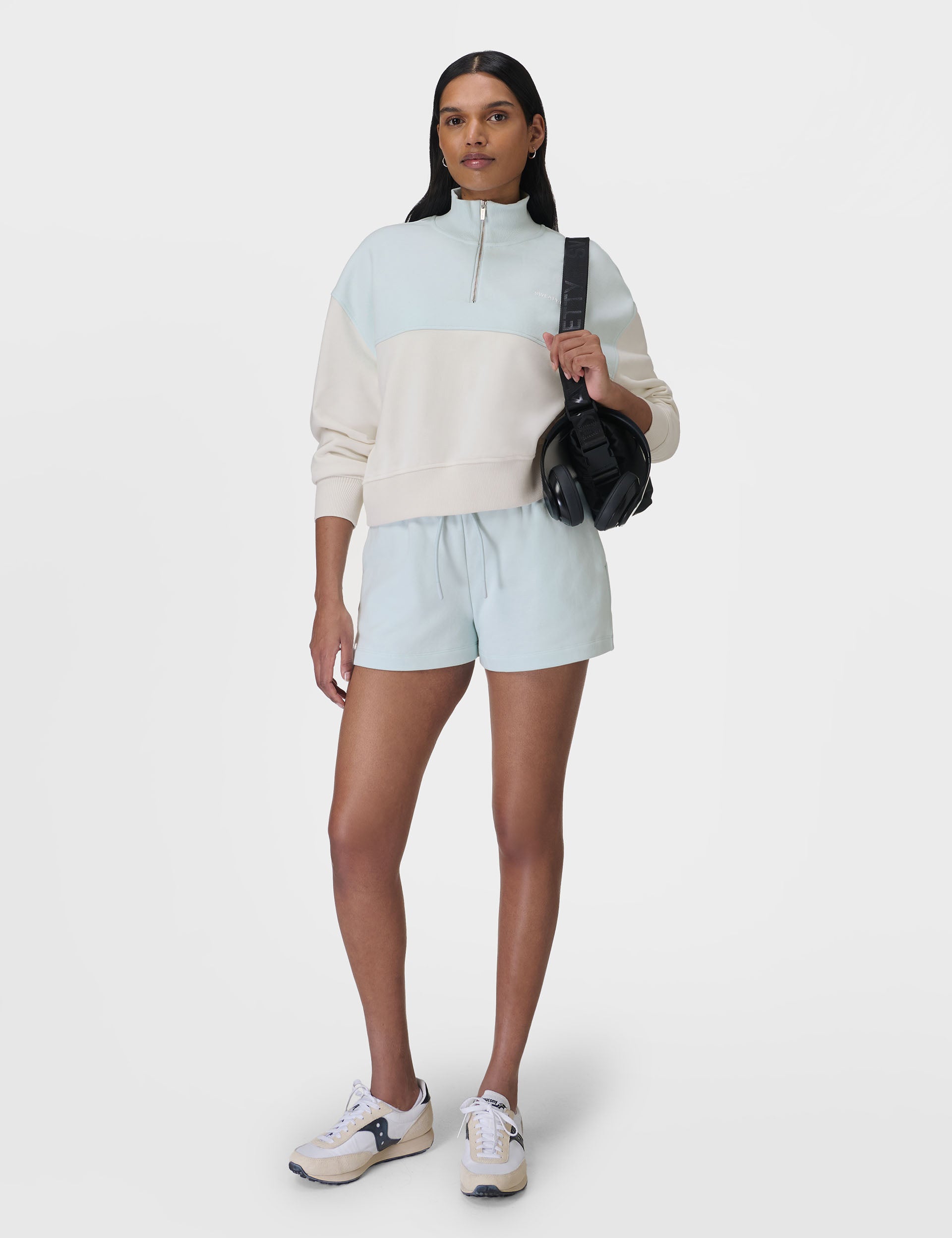 The Revive Shorts Set - Day Break Blue | Comfortable & Stylish Women's Lounge Shorts | Perfect for Yoga, Running & Summer Outfits