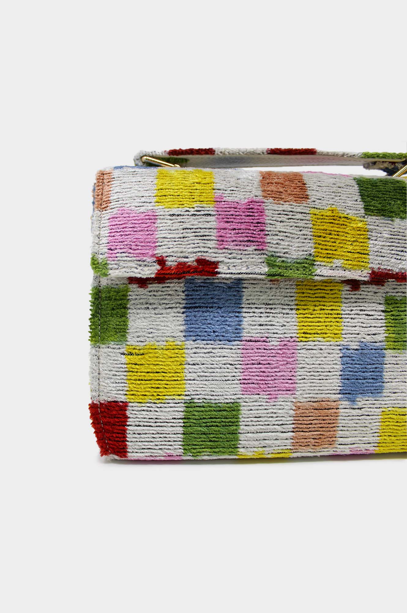 Stylish Pine Up Tote Bag with Geometric Shapes & Vibrant Colors - Perfect for Work, Travel & Everyday Use