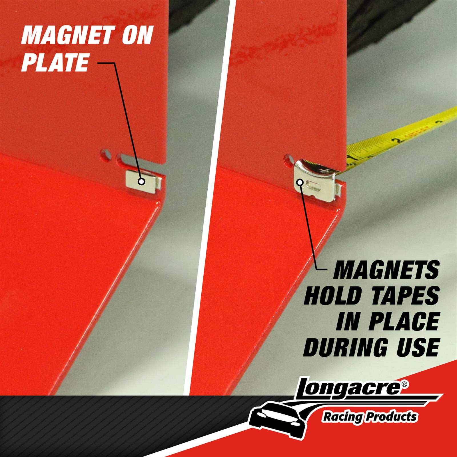 Longacre 52-79505 Deluxe Toe Plates (Pair) - Heavy Duty Racing Toe Plates for Track & Drift Cars - Perfect for Motorsports & Performance Driving