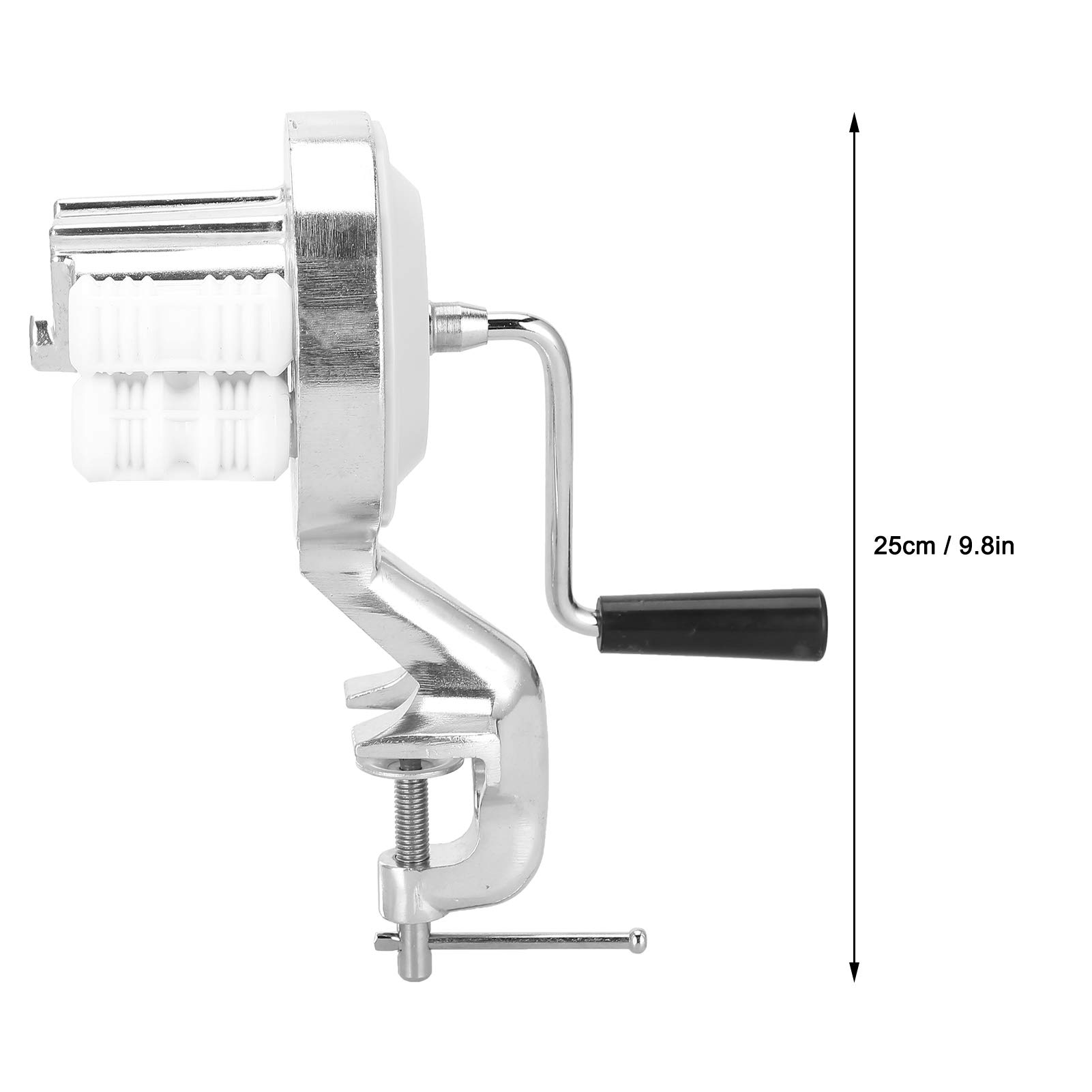 Stainless Steel Manual Pasta Maker Machine - Hand Crank Macaroni & Spaghetti Noodle Press for Kitchen DIY | Lightweight Pasta Press for Homemade Italian Pasta, Ramen & Dumpling Wrappers | Perfect for Home Chefs & Italian Cooking Enthusiasts