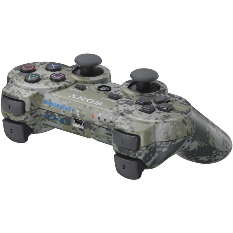 Original PlayStation 3 DualShock 3 Wireless Controller - Camouflage Design for PS3 Gaming | Compatible with All PS3 Consoles | Perfect for Gaming Enthusiasts & Collectors