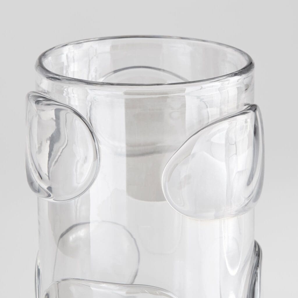 Cyan Design 11486 Aquila Vase - Iridescent Glass Vase for Home Decor, Small Table Centerpiece, Wedding & Party Decoration